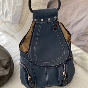 Leather jones of NY back pack